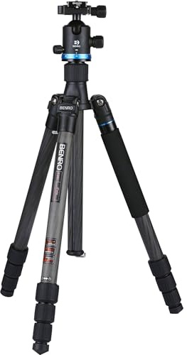 Benro Ifoto Carbon - Kit de trípode y IB2 Head, Color Negro