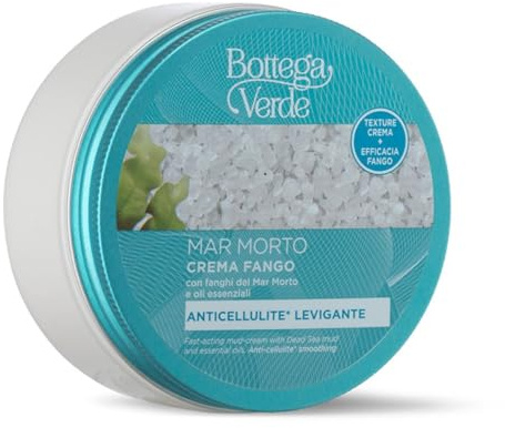 Bottega Verde - Körpercreme mit Schlamm aus dem Toten Meer Anti-Cellulite, 200 ml, belebende und glättende Wirkung, ohne Ausspülen