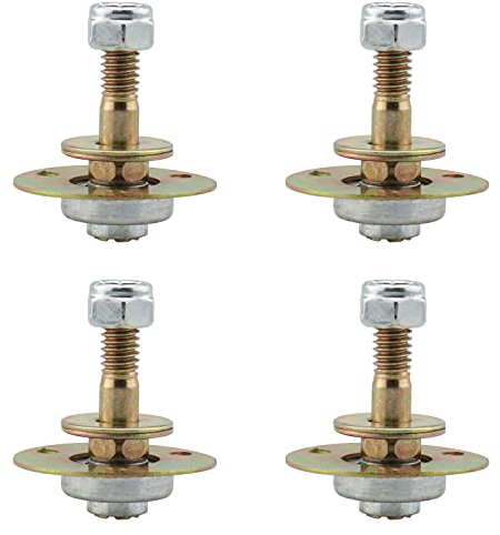 DGHAOP 4 Stück Schaukelstuhl-Möbel-Zubehör, M8 x 45 mm, Zinklegierung, Schaukelstuhl-Lager, Verbindungsstück für Möbel, Verbindungsbeschläge