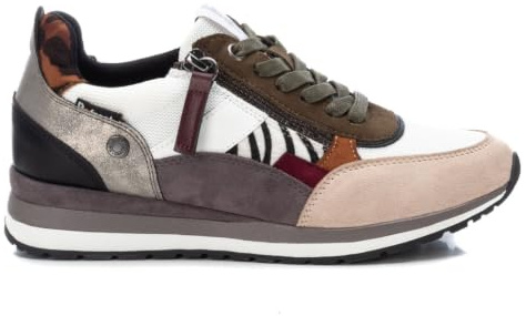 REFRESH - Zapatilla Mujer Hielo - Calzado Cómodo y Versátil - Moda Casual - Modelo 17015903 (Talla 37)