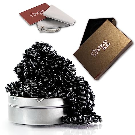myHodo Crack Magnets Premium Set (1000+ Stycken, 5-7 mm) | Måttlig Magnetkraft | Originell Presentidé | Ferrit Mini-Magneter för ASMR, Avkoppling & Fokus | Taktil Skrivbordsgadget