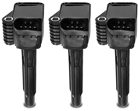 Frankberg 3x Zündspule Zündmodul 4-Polig Kompatibel mit A4 8K2 B8 1.8L 2.0L 2011-2015 Golf VII 5G1 BQ1 BE1 BE2 2.0L 2016-2020 Replace# 06J905110D