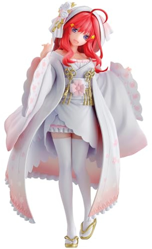 Zhongkaihua The Quintessential Quintuplets Nakano Itsuki Figur – 22 cm Kimono, Hochzeitskleid, Anime, PVC, Statue, Zuhause, Schreibtisch, Ornament, Dekoration, Geschenk