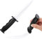 Fiada Rubber Martial Art Training Knife 2 Pcs Rubber Training Weapon Fake Rubber Knife Practice Knife Prop for Martial Art Training Weapons Self Defense (White)
