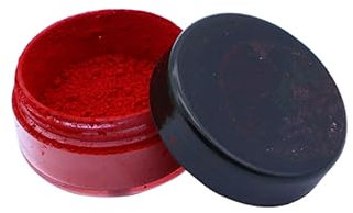 WOFASHPURET Lipstick Powder Shimmering Formula Per Labbra Polvere Colorante Arancio Rosso Sicura e Naturale Facile Applicazione Per Trucco Labbra e Occhi