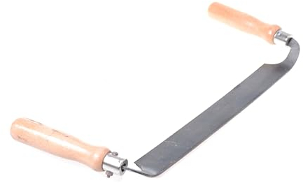 Aqbau® Zugmesser Für Holz Ziehmesser Gerade Wagnermesser Mit Holzheft 35cm Schäleisen Holz Metall