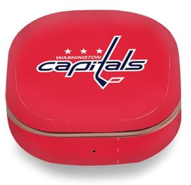 Head Case Designs Offizielle NHL Einfach Washington Capitals Vinyl Haut Aufkleber Abziehbild Abdeckung kompatibel mit Buds Live/Buds Pro / Buds2