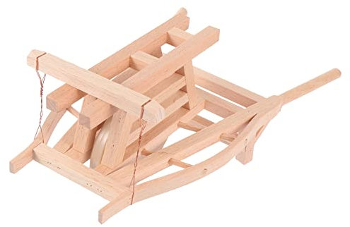 BESTonZON 1 Pc Ancien Modèle D'outil Agricole Modèles De Voitures Jouets De Voiture Modèle De Basse-Cour Chariot De Maison De Poupée Modèle De Chariot De Simulation Mini Panier Décor en Bois