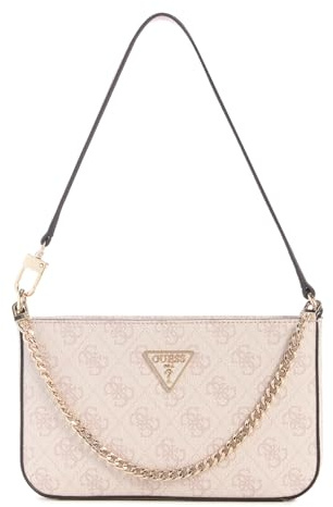 GUESS Noelle Mini Top Zip Shoulder, Borsetta Piccola Tracolla Donna, Borse Logo Orchidee, Taglia Unica