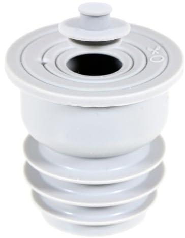 SPARES2GO Drain Hose Seal Silicone Plug Washing Machine Dishwasher Sink Waste Evacuation Pipe Outlet Bung Sealing Cover (35mm - 40mm)