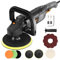 PLS03A Lucidatrice per Auto 1500W, Lucidatrice Rotativa 180 mm/150 mm, 6 Velocità Variabili (600–3000 giri/min), Manico Rimovibile, Kit Lucidatrice per Auto per Car Detailing, Lucidatura e Ceratura