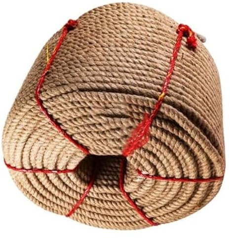 MYXJX twine, 15mm Hemp Rope 30M/98.4FeeT Thick Garden Jute Twine String For DIY Cat Scratcher Gardening DIY Scratch Post Rope Home Decor(15MM 20M)