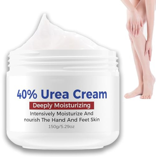 Urea-Creme 40 Prozent, Schrundensalbe Füße & Hornhautentferner Creme Gegen Hornhaut & Rissige Füße, Fusspflege Cream für Sehr Trockene Füße, Urea 40% für Rissige Haut, Ellenbogen & Knie&Hände