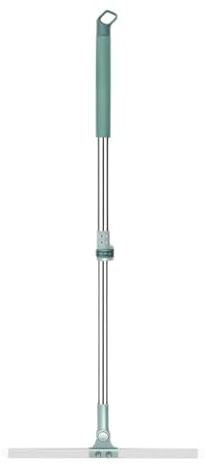Spazzola tergivetri regolabile, in silicone, strumento per la pulizia della casa con manico telescopico per pavimenti, bagni, cucine, docce, piastrelle, di animali domestici,