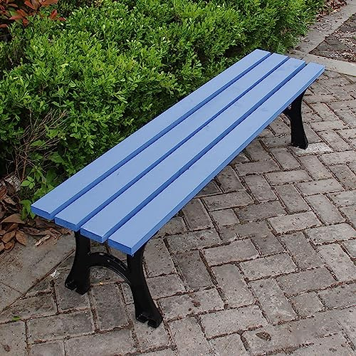 Banco de madera sin respaldo para patio, terraza, patio o junto a la piscina, 150 cm