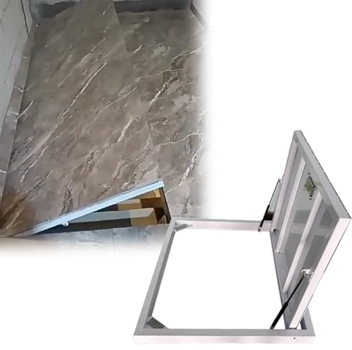Portello di accesso interno a pavimento per cantina Ent23 x37 pannello in acciaio rimovibile ideale per lavori di ristrutturazione domestica e ispezioni C
