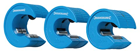 Silverline 675292 Schnell-Rohrschneider, 3-tlg. Satz 15, 22 u. 28 mm