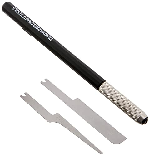 Tamiya 300074111 - Handsäge mit Griff, Schwarz