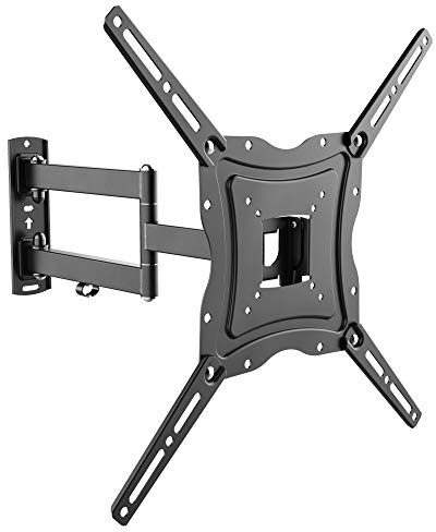 RICOO Supporto TV parete S2244 Girevole Inclinabile Televisore 32-55 (81-140 cm) Staffa universale Televisione LED/LCD/Curvo VESA 75 x 75-400 x 400