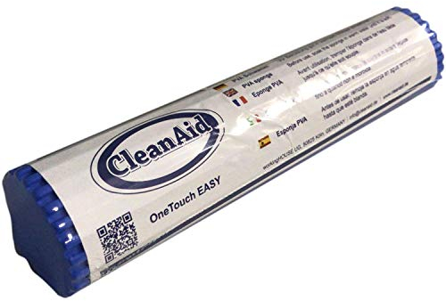 CleanAid OneTouch Easy Ersatzschwamm - Wischmopp, Bodenwischer, Wringmop - besonders saugstark - PVA Schwamm - Auswringfunktion, Tierhaarentferner, Schwamm, Saugfähig, Bodenreinigung