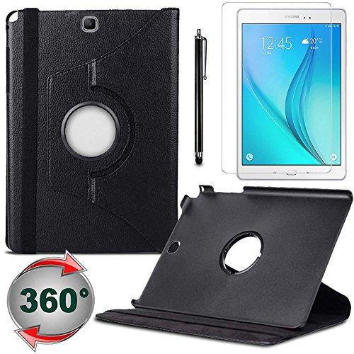 Samsung Galaxy Tab A 9.7 T550 nuevo para Smart 360 Grad con giro compatible PU-cuero con función de coloures hatstar - Cover - protector de pantalla y bolígrafo - bolsa de gadget Giant