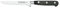 3 Claveles Cuchillo para Deshuesar Forgé de Acero Inoxidable, Negro, 13 cm