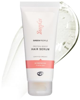 Green People Protein-Boost Haarserum für Volumen & leichten Halt, 100ml | Für Volumen und leichten Halt, Silikon- und SLS-frei, Natürlich, Bio und vegan, Silikonfreie, Ethylalkoholfreie Formel