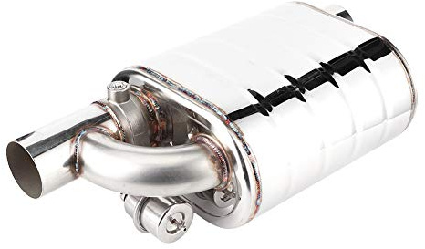 Valvola di scarico per auto, valvola di scarico elettrica per auto universale 63 mm Valvola di tubo per pompa a vuoto in acciaio inossidabile.