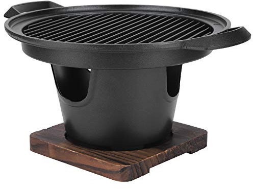 Holzkohlegrill, tragbarer rauchfreier Mini-Grill Holzkohle-Rauchergrill, große Grillfläche und Kapazität Holzkohle-Rauchergrill-Werkzeugsatz für das Kochen im Freien Camping-Wanderparty
