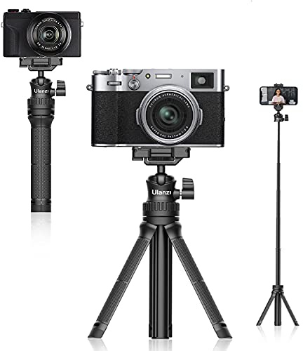 ULANZI MT-34 Mini trépied de Table Extensible avec Pince pour Téléphone, Trépied de Voyage pour iphone 16 15 14, Canon G7X, Mark III Sony ZV-1 RX100 VII A6600 Vloging Filmmaking Streaming Selfie