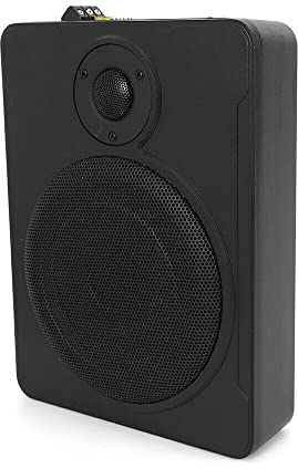 SENDERPICK Subwoofer attivo per auto, 600 Watt, 8, subwoofer ultra sottile, 12 V, con set di cavi