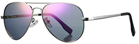 COASION Pilot Polarised Sunglasses for Mens Womens Retro UV400 Protection Vintage Shades for Driving Fishing