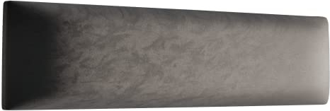 Muralo Panel de Pared Tapizado de Terciopelo - 80x20 cm, Grafito
