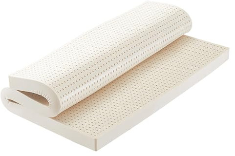 NaKeah Natural Latex Matratzen Massage Single Double Hotel Matratze Familie King Queen Twin Full Size - 2/3/4 Zoll - Bio -Cover inklusive,5cm,90x190cm