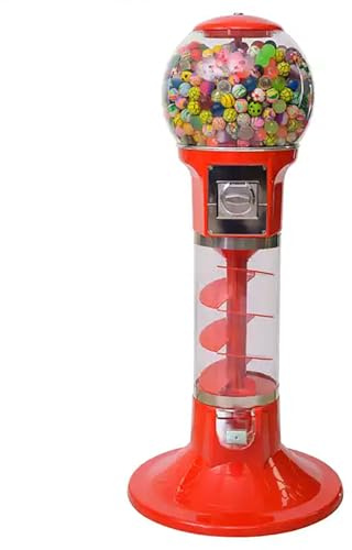 Kaugummiautomat, Vintage-Kaugummiautomat Für 25–55 Mm Große Gashapon-Kugeln, Unterstützt Münzbetrieb Und 360°-Drehung, Sorgt Für Spaß, Zucker Kommt Reibungslos Heraus, Für Zuhause, Geschäft