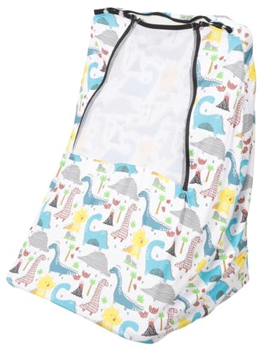ibasenice Leichte Kinderwagenabdeckung aus Polyester mit Sonnen und Windschutz Faltbar für Reisen und Einkaufen
