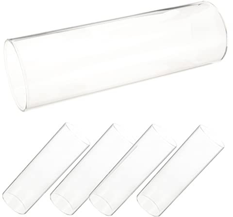 SHOWERORO Klare Glasvasen Zylinderglasvasen Hohe Glasvasen Für Schwimmende Kerzen Kerzenvasen Für Tafelaufsätze