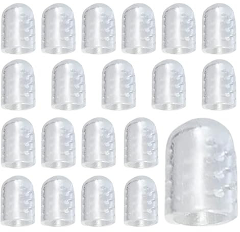 Protège-orteils en silicone, Bouchons respirants - Protection de cheville - Anti-frottement - Onychomycose - Protection anti-usure pour petits orteils, cors de poulet