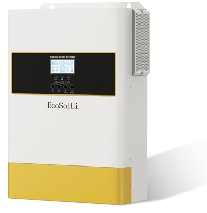 Onduleur Hybride 6200W 48V - Pur Sinus MPPT Hybride 120A 230V, Fonctionne sans Batterie, Fonction parallèle, Chargeur Solaire Off-Grid avec Régulateur de Charge 60-500V DC, Compatible Module WiFi