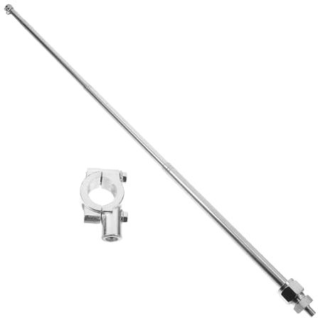 BESPORTBLE Fahnenmast Halter Für Fahnenstange Unterlage Lenkerfahnenmast Halterung Träger Helmhalter Querstange Teleskopierbare Flaggenhalter Roller Quad Aluminiumlegierung, 1.2M