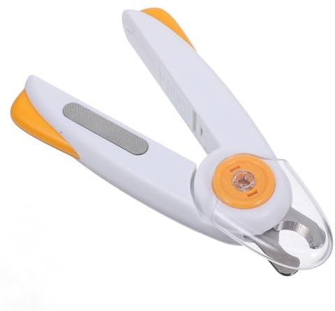 UKCOCO Krallenschere Mit Led-licht Für Katzen Nagelknipser Für Hunde Zehennagelknipser Für Haustiere Ergonomischer Griff Abs-Material Präzises Schneiden Sicherer Gebrauch Für Katzen