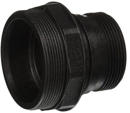 LOVIVER Bulkhead Fitting for dex2420F,Threaded Bulkhead Connector Component Pool Filter System Repair Replaces for above Ground Pool