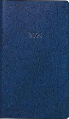 Brunnen fickkalender mod. 750 2026 | A6, plast, blå