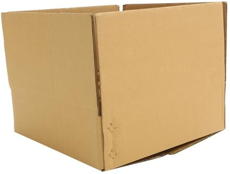 HOMSFOU Wellpappkarton Mit Stabilen Schlitzdesign Als Verpackungskarton Lieferwellpappkarton Versandkarton Für Kleinteile Weinflaschen Und Geschenke