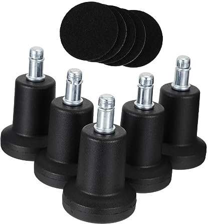 OSALADI 5pièces Chaise Roulette Fixe Pour Bureau Roulettes De Chaise Enfichables Pratiques Et Durables Pour De Bureau