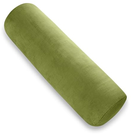AS AWESLING Body Pillow for Adults, Full Body Pilllow for Sleeping, Long Round Cervical Pillow, Bolster Side Sleeper Pillow with Cover (Grasgrün, 60 x 20 cm)