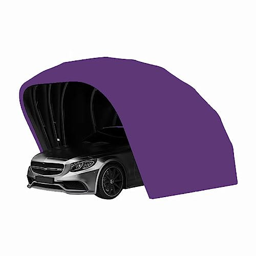 Cochera plegable retráctil de acero inoxidable, 5,5 m x 2,5 m x 2,3 m, protección duradera para vehículos al aire libre