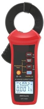 Digital Clamp Meter for Leakage Current 60A True RMS Peak Hold Bluetooth Data Transfer​ LPF Measure Harmonic Test for Industrial Applicats