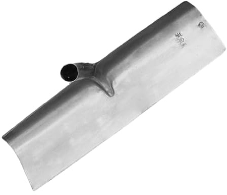 HOMSFOU Pala para Limpieza de Estiércol Metálica Grande 50 Cm, Pala de Limpieza Multifuncional para Granjas y Aves de Corral, Resistente y Práctica para Uso en Pollos, Vacas y Ovejas