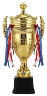 Generisch Goldene Pokal Trophäe, 30cm Metall für Sportwettbewerbe, Wettkämpfe, Geschenk